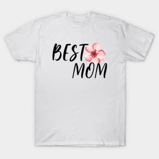 BEST MOM - flower T-Shirt